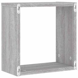 Berkfield Home Wall Cube Shelves 6 pcs Grey Sonoma 30x15x30 cm - Size: 30 x 15 x 30 cm - thumbnail 8