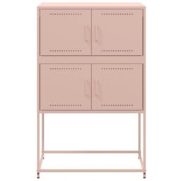 Berkfield Home Sideboard Pink 68.5x38.5x107 cm Steel - thumbnail 6