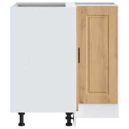 Berkfield Home Kitchen Corner Base Cabinet¬†Porto Artisan Oak Engineered Wood in Brown - thumbnail 7