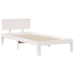 Berkfield Home Bookcase Bed without Mattress White 90x200cm Solid Wood Pine - Size: 90x200 cm - thumbnail 8
