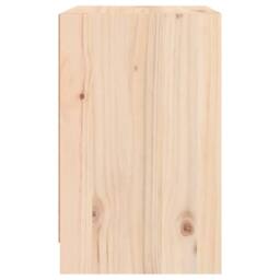 Berkfield Home Beautiful Bedside Cabinets 2 pcs 40x31x50 cm Solid Pinewood in Light Tan - Size: 40 x 31 x 50 cm - thumbnail 9