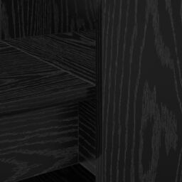 Berkfield Home Black oak 122 x 67 x 145 cm Engineered wood & Particle board - thumbnail 7