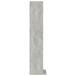 Berkfield Home CD Cabinet Concrete Grey 21x20x88 cm Engineered Wood - Size: 21 x 20 x 88 cm - thumbnail 5