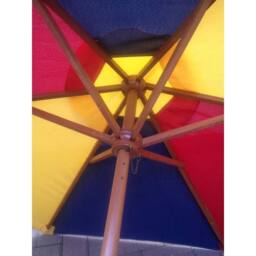 NESTLUNE Kids Rainbow Multicoloured Garden Parasol Sun Shade - Size: 100 cm x 60 cm - thumbnail 5