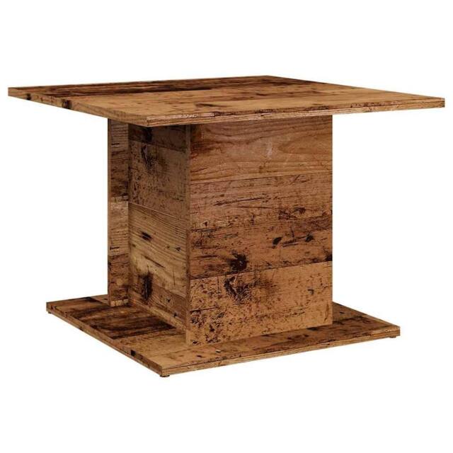 Berkfield Home Coffee Table Old Wood 55.5x55.5x40 cm Engineered Wood in Brown - image 1