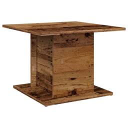 Berkfield Home Coffee Table Old Wood 55.5x55.5x40 cm Engineered Wood in Brown - thumbnail 6