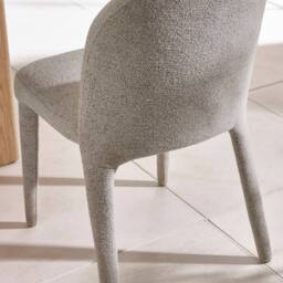 Cheshire Islington Premium Grey Chenille Upholstered Dining Chairs - Set of 2 in Dark Grey - thumbnail 6