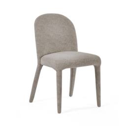Cheshire Islington Premium Grey Chenille Upholstered Dining Chairs - Set of 2 in Dark Grey - thumbnail 2
