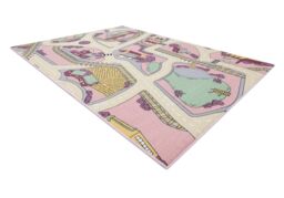 RugsX Rebel Roads Rug in Pink - Size: 95 cm x 133 cm - thumbnail 2