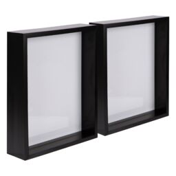 "Nicola Spring 3D Deep Box Photo Frames - 8 x 10"" - Pack of 5 in Black" - thumbnail 1