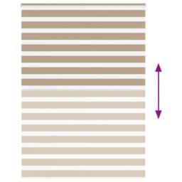 Berkfield Home Zebra Blind Sand Brown 155x200 cm Fabric Width 150.9 cm Polyester - thumbnail 5