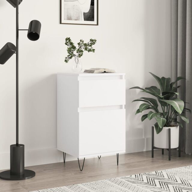 Berkfield Home Sideboard White 40x35x70 cm Engineered Wood - Size: 40 x 35 x 70 cm - image 1