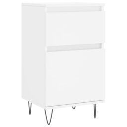 Berkfield Home Sideboard White 40x35x70 cm Engineered Wood - Size: 40 x 35 x 70 cm - thumbnail 2