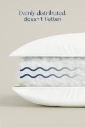 CHRISTY 'Cloud Loft' Luxurious Micro Loft Soft Medium Square Pillow in White - thumbnail 7
