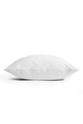 CHRISTY 'Cloud Loft' Luxurious Micro Loft Soft Medium Square Pillow in White