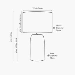 Ruma Brown Woven Seagrass Table Lamp - thumbnail 6