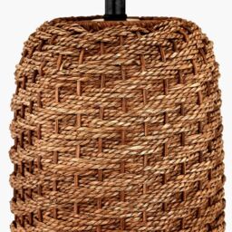 Ruma Brown Woven Seagrass Table Lamp - thumbnail 4
