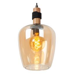 Netlighting Lucide ILONA Pendant light 22 cm 1xE27 Amber - thumbnail 5