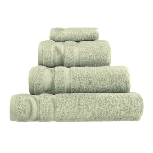 Allure Bath Fashions Luxury Zero Twist Egyptian Cotton Towels in Light Green - Size: Bath Sheet - image 1