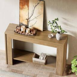 VOGREX 41.3 Farmhouse Console Table, Narrow Entryway Table in Brown - thumbnail 5
