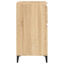 Berkfield Home Sideboard Sonoma Oak 60x35x70 cm Engineered Wood in Natural - Size: 60 x 35 x 70 cm - thumbnail 8