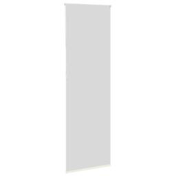 Berkfield Home Roller Blind Blackout Light Grey 145x175 cm Fabric Width 141.6 cm… in Off-White - thumbnail 4