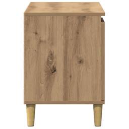 Berkfield Home TV Cabinet Artisan Oak 102x35x50 cm Engineered Wood in Brown - Size: 102 x 35 x 50 cm - thumbnail 5