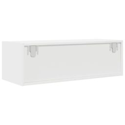 Berkfield Home TV Cabinet White 80x31x25.5 cm Engineered Wood - thumbnail 8
