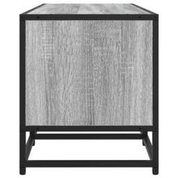 Berkfield Home TV Cabinet Grey Sonoma 210x35x41 cm Engineered Wood - Size: 210 x 35 x 41 cm - thumbnail 5
