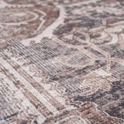 Kukoon Vintage Beige Soft Chenille Washable Living Room Area Rug in Taupe - Size: 240 cm x 330 cm - thumbnail 8