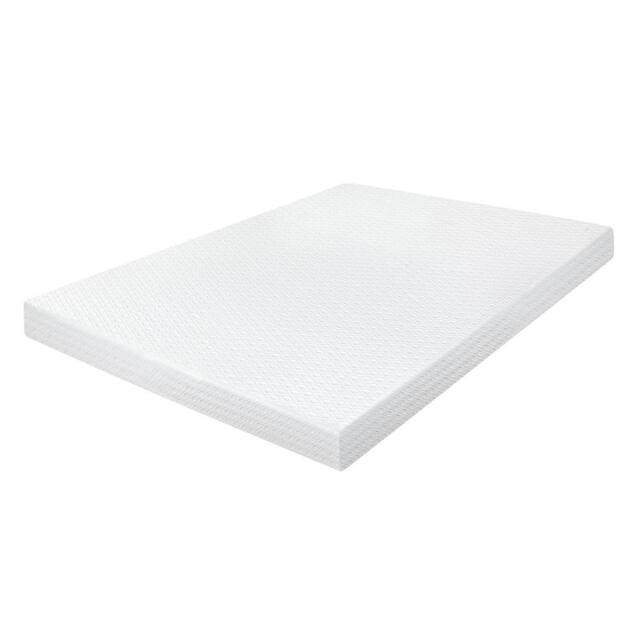 Lavio Mattress Topper Cooling Gel Memory Foam Double Non Slip Washable in White - image 1