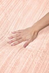 Living and Home Cozy Ultra Soft Textured Duvet Cover Set in Pink - Size: Single - thumbnail 7