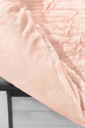 Living and Home Cozy Ultra Soft Textured Duvet Cover Set in Pink - Size: Single - thumbnail 4