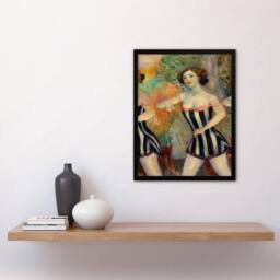Artery8 William James Glackens Framed Wall Art Pony Ballet Theater Dancer - Size: A3 - thumbnail 2