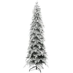 STILVORA 7ft Artificial Christmas Tree with Steel Base in Green - thumbnail 5
