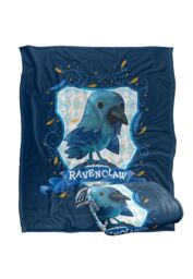 Warner Brothers Harry Potter Watercolor Ravenclaw Crest Blanket 152 x 127 cm in White - thumbnail 2