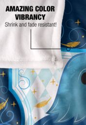 Warner Brothers Harry Potter Watercolor Ravenclaw Crest Blanket 152 x 127 cm in White - thumbnail 4