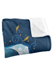 Warner Brothers Harry Potter Watercolor Ravenclaw Crest Blanket 152 x 127 cm in White - thumbnail 3