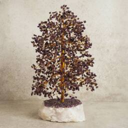 Serenity Amethyst Tree Of Life - Large in Purple