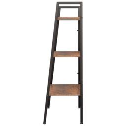 Berkfield Home 3-Tier Standing Shelf Dark Brown & Black 56x35x108 cm - Size: 56 x 35 x 108 cm - thumbnail 4