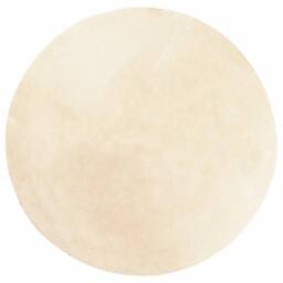 Berkfield Home Rug HUARTE Short Pile Soft & Washable Cream √ò 80 cm - Size: Medium - thumbnail 1