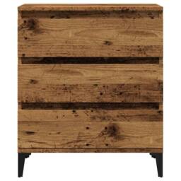 Berkfield Home Sideboard Old Wood 60x35x70 cm Engineered Wood in Brown - Size: 60 x 35 x 70 cm - thumbnail 4