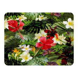 Benjamin Tate Design Tropical Foliage Blanket in Natural - Size: 120 cm x 150 cm - thumbnail 1