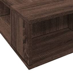 Berkfield Home Durable Bed Frame without Mattress Brown Oak 75x190 cm Small Single - thumbnail 7