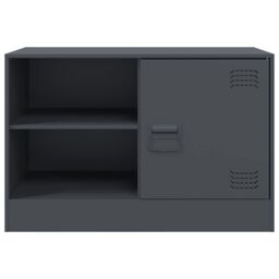 Berkfield Home TV Cabinets 2 pcs Anthracite 67x39x44 cm Steel - Size: 67 x 39 x 44 cm - thumbnail 5