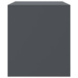 Berkfield Home TV Cabinets 2 pcs Anthracite 67x39x44 cm Steel - Size: 67 x 39 x 44 cm - thumbnail 8