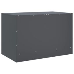 Berkfield Home TV Cabinets 2 pcs Anthracite 67x39x44 cm Steel - Size: 67 x 39 x 44 cm - thumbnail 9