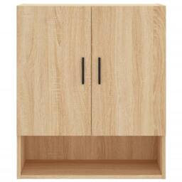Berkfield Home Wall Cabinet Sonoma Oak 60x31x70 cm Engineered Wood in Tan - Size: 60 x 31 x 70 cm - thumbnail 5