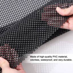FLAVORA 120x180cm Black Anti Slip Mesh Rug Underlay - Size: 100 cm diameter - thumbnail 3