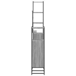 Berkfield Home Stylish 4 Piece Bathroom Cabinet Set Grey Sonoma Engineered Wood - thumbnail 7